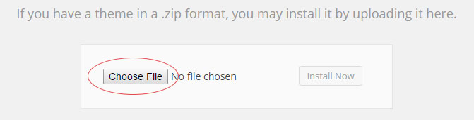 theme upload utility